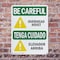 Signmission Safety Culture Sign, 7 in Width, Plastic, Rectangle, Bilingual OS-2PACK-BC-P-710-L-10035 - alternate 7